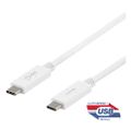 DELTACO USBC-1407M, Kabel USB-C/USB-C, 100W, 1m