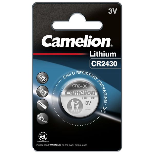 CAMELION CR2430, Lithiová baterie, 3.0V 270 mAh 1ks
