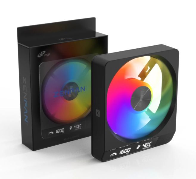 FSP Ventilátor ZENFAN-BA, A.RGB, Black