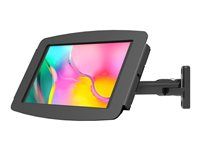 Compulocks Galaxy Tab A7 Lite 8.7" Space Enclosure Swing Wall Mount - Montážní sada (kryt, držák VESA s kyvným ramenem, montážní materiál) - výkyvné rameno - pro tablet - uzamykatelný - vysoce kvalitní hliník - cerná - velikost obrazovky: 8.7" - montáž na stenu, na stul, upevnitelné na stul - pro Samsung Galaxy Tab A7 Lite