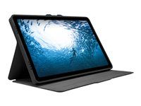 Targus Click-In - Pouzdro s klopou pro tablet - termoplastický polyuretan (TPU), polykarbonát (PC) - cerná - pro Samsung Galaxy Tab A11+, Tab A9+