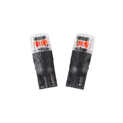 Autožárovka LED T10 12V CARCLEVER 4LED 2835SMD červená