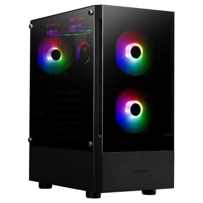 SPIRE Talos E3 RGB, PC Skříň, černá