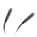Kabel Jack 3.5 konektor 4 pin/2xJack 3.5 zdířka stereo