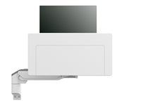 Montážní sada (kloubové rameno, zásuvka pro klávesnici, nástěnná základna, montážní adaptér trasy) - modulární - pro LCD displej / PC vybavení - hliník, plast - bílá - velikost obrazovky: až 27" - montáž na stěnu