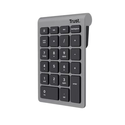 Trust Xalas Wireless numpad/Bezdrátová USB/Stříbrná