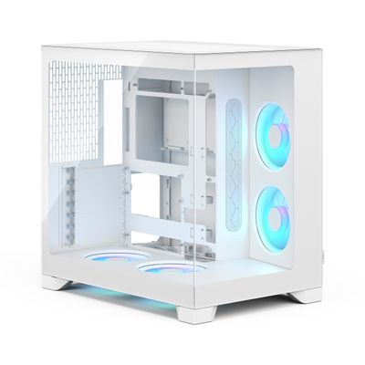 Fractal Pop 2 Vision/Midi Tower/Transpar./Bílá