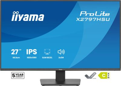 iiyama ProLite/X2797HSU-B1/27"/IPS/FHD/120Hz/4ms/Černá/5R