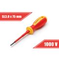 Šroubovák 3x75 plochý elektro HANDY 10560