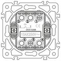 Zvonečkový vypínač ELECTROMALT OVAL OVA1020B černý
