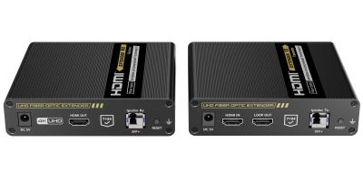 Optický HDMI extender 4K@60Hz 4:4:4 HDR, až 40km