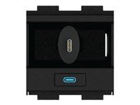 Systém pro zatahování kabelu - USB typu C - černá - pro P/N: FT2-202-ELEC-PTL-B, FT2-500-ELEC-PTL-B