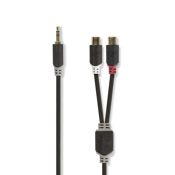 Kabel Jack 3,5mm stereo/2x Cinch 0,2m NEDIS CABW22250AT02