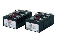 Baterie UPS - 2 x baterie - olovo-kyselina - černá - pro P/N: DL5000RMT5U, SU3000R3IX160, SU5000R5TBX114, SU5000R5TBXFMR, SU5000R5XLT-TF3