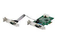 Full/Low-Profile (PEX2S953LP) - Sériový adaptér - PCI Express x1 nízký profil - RS-232 x 2