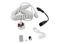 Sada kabelů k napájení - 2.4 m - svinutý - šedá