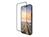 Ochrana obrazovky pro mobilní telefon - sklo - barva rámu černá - pro Apple iPhone 16