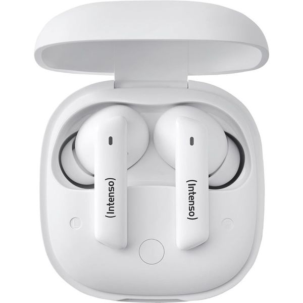 INTENSO BUDS Pro, Bezdrátová sluchátka, bílá