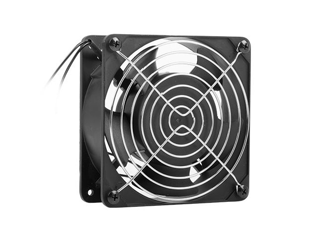 Lanberg ventilátor pro 10" a 19" rackovou skříň 230V 120X120X38MM černý