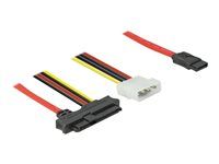 Kabel SATA/SAS - SAS 12Gbit/s - 4 pinové interní napájení, SAS 29 pinů (SFF-8482) do SATA (F) - 50 cm