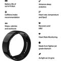 ULTRAHUMAN Ring AIR Aster Black (vel. 06)
