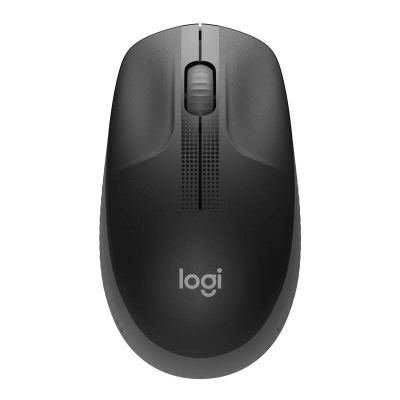 LOGITECH M190 Full-Size Wireless Mouse, čierna