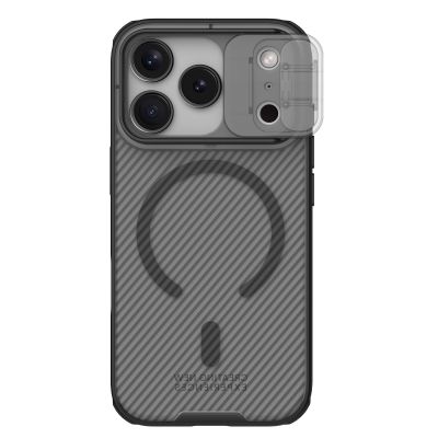 Nillkin CamShield PRO Magnetic Zadní Kryt pro Apple iPhone 17 Pro Transparent Black
