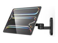 Compulocks Universal Invisible Mount Swing Wall Mount - Montážní sada (montážní rameno) - pro notebook (pocítac) - cerná - montážní rozhraní: 100 x 100 mm - montáž na stenu