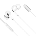 Slúchadlá Kruger&Matz C1 s mikrofónom, USB-C, biela