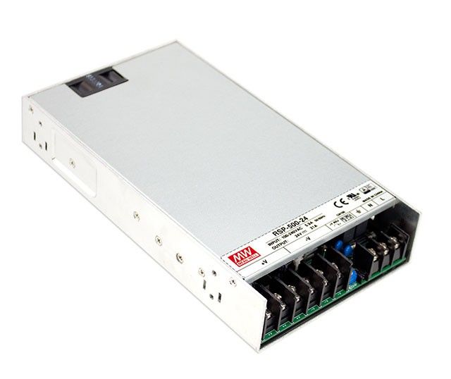 MEANWELL RSP-320-27 Průmyslový napájecí spínaný zdroj uzavřený 27V (320W)