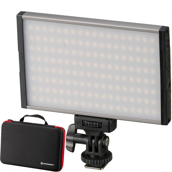 Dvoubarevné LED video světlo s pouzdrem PT Pro 15B Bresser