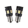 Autožárovka LED BA15S 12V CARCLEVER 30LED 3020SMD bílá 2ks