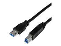 USB 3 Cable - 1x USB 3.0 A (M), 1x USB 3.0 B (M) - 1 meter, Black (USB3CAB1M) - Kabel USB - USB Type B (M) do USB typ A (M) - USB 3.0 - 1 m - lisovaný - černá - pro P/N: HB31C2A2CME, KITBXDOCKPNA, KITBXDOCKPUK, SV231HU34K6, SV231QDPU34K, SV431HU34K6