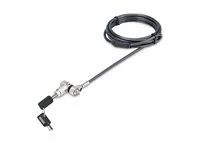 Anti-Theft Cut-Resistant Steel Cable (UNIVK-LAPTOP-LOCK) - Bezpečnostní kabelový zámek - černá, stříbrná - 2 m