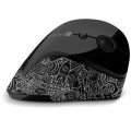 CONNECT IT Gloss BLACK DOODLE, Ergonomická myš