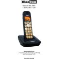 MAXCOM MC6800 DECT, telefonní přístroj, černý