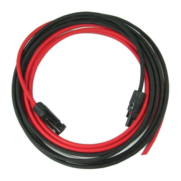 Solární kabel 6mm2, červený+černý s konektory MC4, 3m