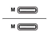 USB kabel - USB-C (M) do USB-C (M) - 1.5 m - pletený, Podpora USB-C Power Delivery (60 W) - zelená