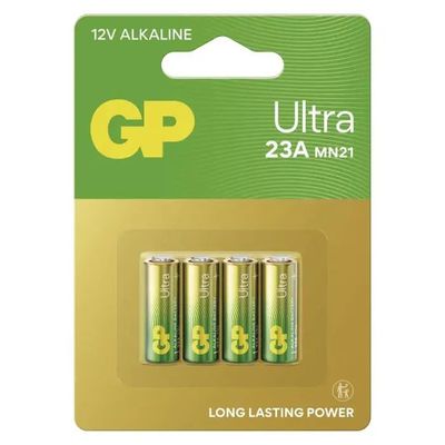 Baterie 23A GP Ultra alkalická 4ks / blister