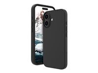 Zadní kryt pro mobilní telefon - plast, silikon, recyklovatelný plast - noční čerň - pro Apple iPhone 16 Plus