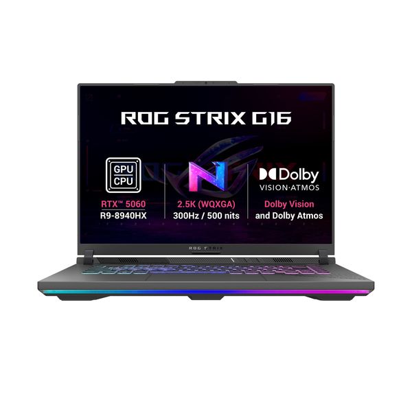 ASUS ROG Strix G16/G614PM-TS274WZ/R9-8940HX/16"/2560x1600/32GB/1TB/RTX 5060/W11H/Gray/2R