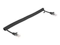 RJ45 Coiled Cable male to male Cat.5e 1