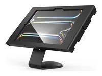 Montážní sada (stojan, kryt) - odkrytá přední/zadní kamera a senzory - pro tablet - 45 stupňová jádro - kovový rám, ocel - černá - velikost obrazovky: 11" - na stůl, montáž na stěnu - pro Apple 11-inch iPad Pro (M4)