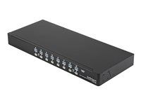 1U (SV1631DUSBUK) - Přepínač KVM - 16 x KVM port(s) - 1 místní uživatel - desktop - pro P/N: RK2537BKM, RK3236BKF, RK4236BKB, RK4242BK24, RK4242BK30, RKCONS1701, RKCONS17HD
