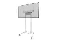 Vozík - pro plochý panel - motorizovaný - uzamykatelný - ocel - bílá - velikost obrazovky: 55"-100" - pro Neomounts AV1-875BL