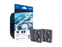 2-balení - černá - originální - blistr - inkoustová cartridge - pro Brother DCP-J140W, DCP-J315W, DCP-J515W, MFC-J410