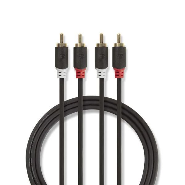 Kabel 2x Cinch konektor/2x Cinch konektor 3m NEDIS CABW24200AT30