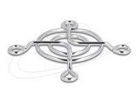 Fan Grill 40 x 40 mm silver