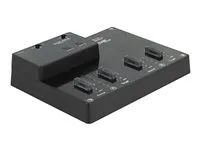 Dokovací stanice SSD - oddílů: 4 - M.2 - M.2 NVMe Card - USB 3.2 (Gen 2) - černá