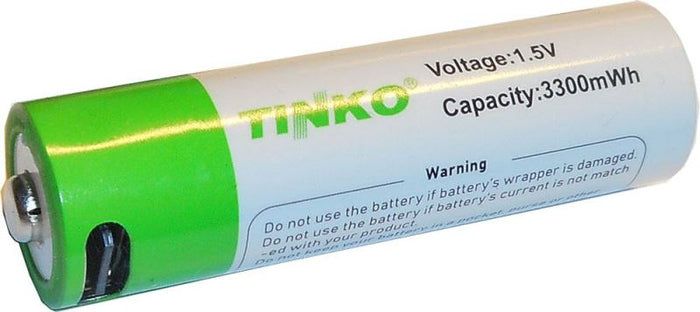 Baterie AA (R6) nabíjecí přes USB-C 1,5V/1600mAh TINKO